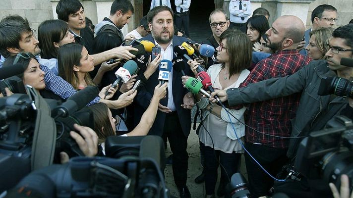 Telediario 1 - Junqueras apoyará la consulta alternativa de Mas