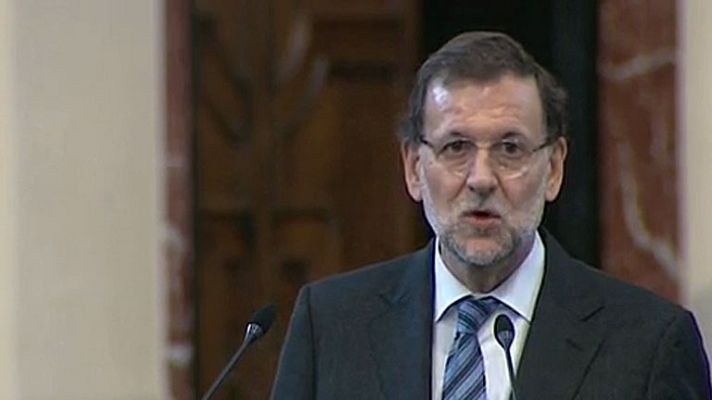 Informativo 24h - Rajoy valora el descenso del paro