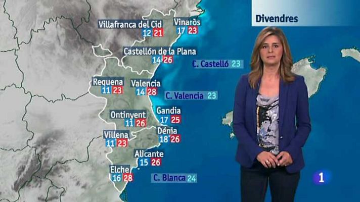 L'informatiu - Comunitat Valenciana - El tiempo en la Comunidad Valenciana - 23/10/14