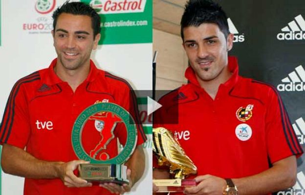  - Xavi y Villa, los mejores
