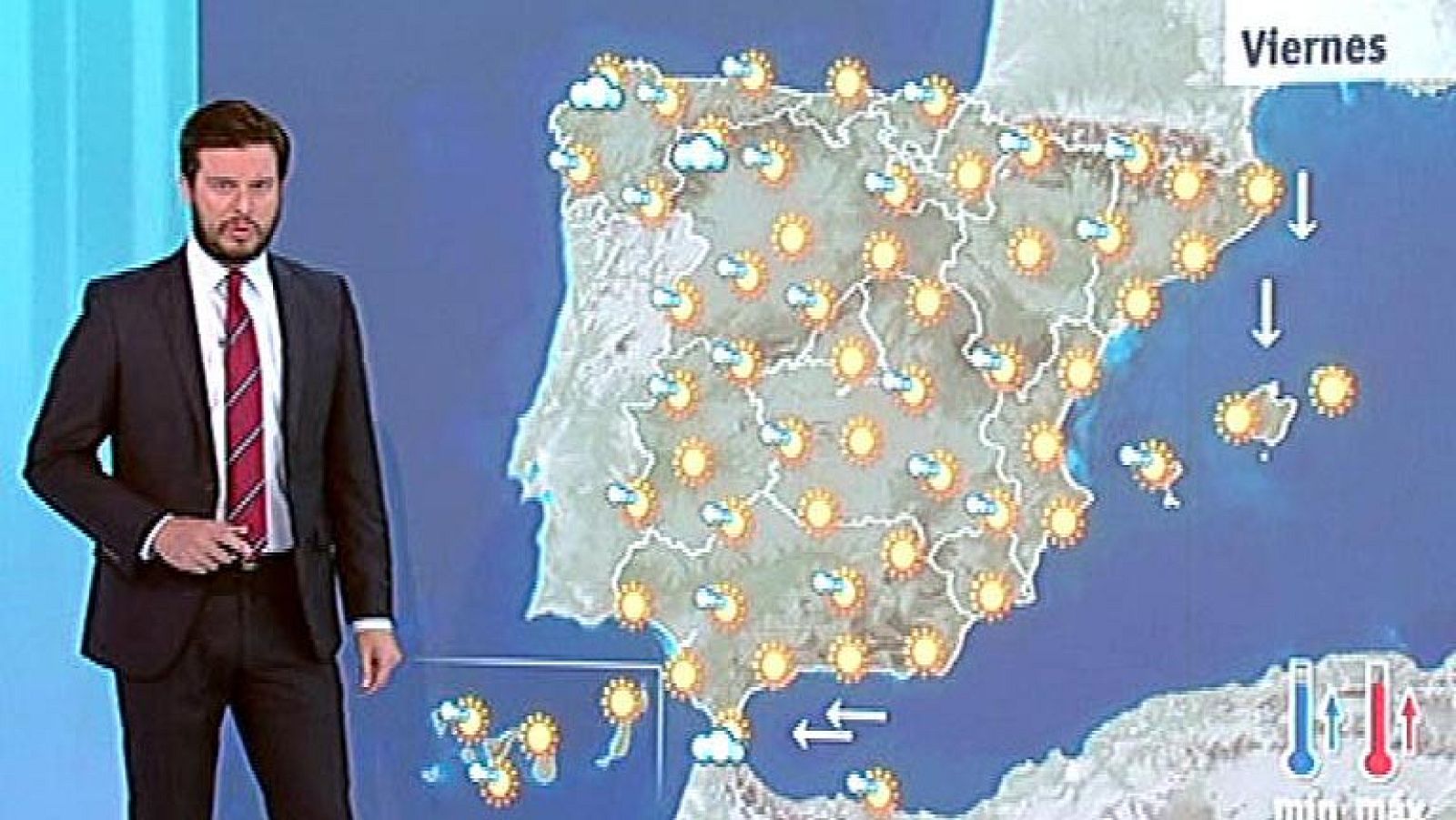 Tiempo estable, despejado y con temperaturas altas todo el fin de semana