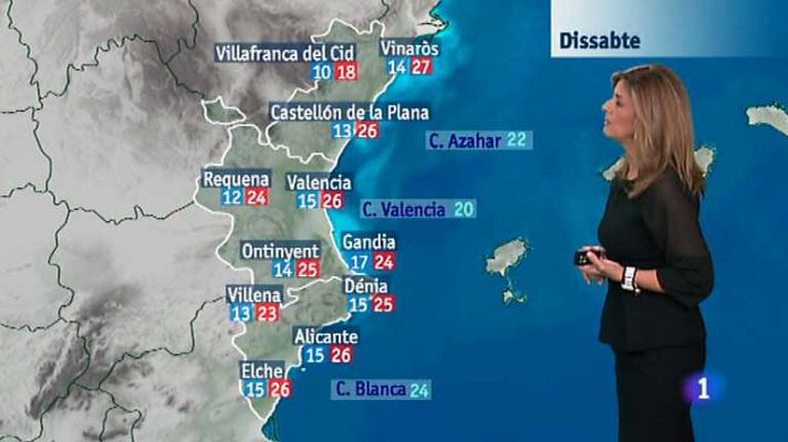 L'informatiu - Comunitat Valenciana - El tiempo en la Comunidad Valenciana - 23/10/14