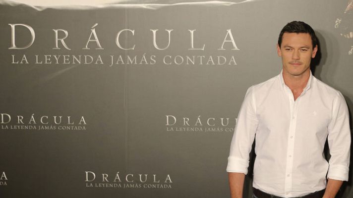 Telediario 1 - Luke Evans, protagonista de Drácula, ha estado en Madrid