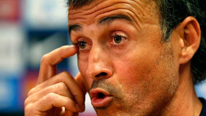 Telediario 1 - Luis Enrique da la razón a los jugadores del Madrid