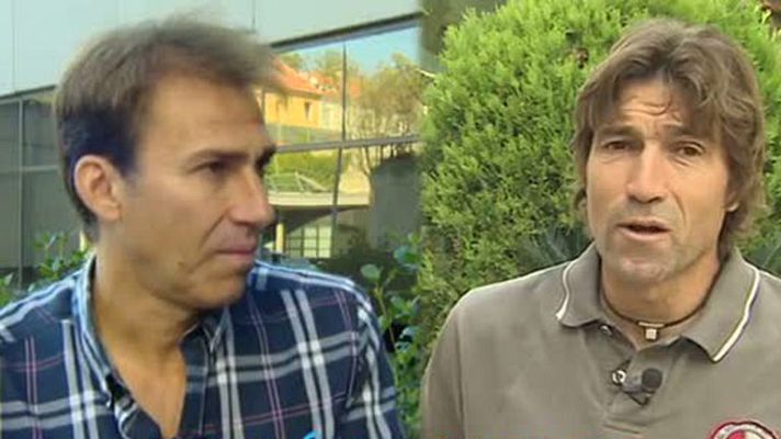 Telediario 1 - Los 'Clásicos' de Salinas y Martín Vázquez