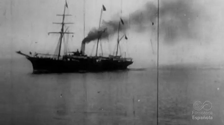 Archivo Real (Alfonso XIII) - VAPOR EN ALTA MAR