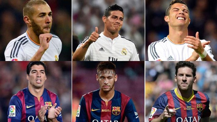 Telediario 1 - Constelación de estrellas para el mejor 'clásico'