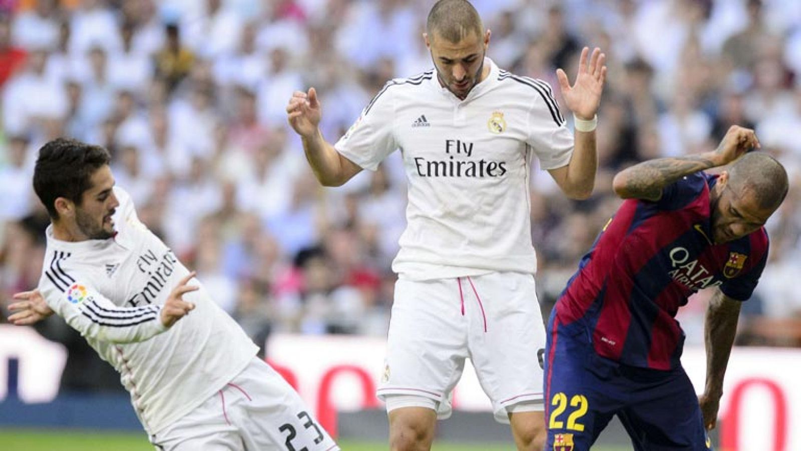 Isco y Benzema brillan ante el Barça