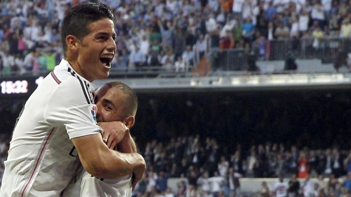 Telediario 1 - Colombia vibró con la victoria del Madrid por James