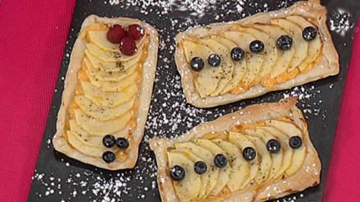 Cocina con Sergio - Bandas de manzana