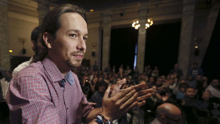 Telediario 1 - Pablo Iglesias gana por mayoría