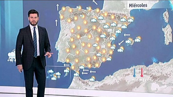 El tiempo - Repunte de temperaturas en el oeste