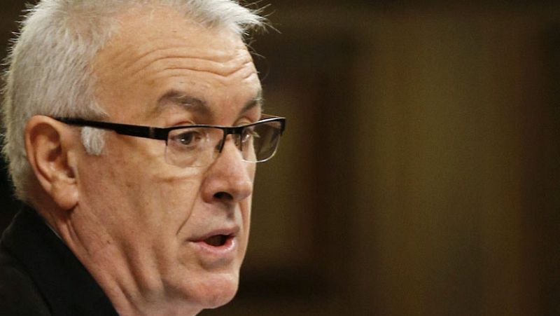 Cayo Lara reprocha a Rajoy que los españoles "están hasta los mismísimos" de la corrupción