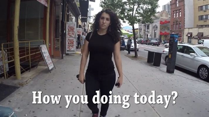 Telediario 1 - Diez horas de acoso paseando por Nueva York