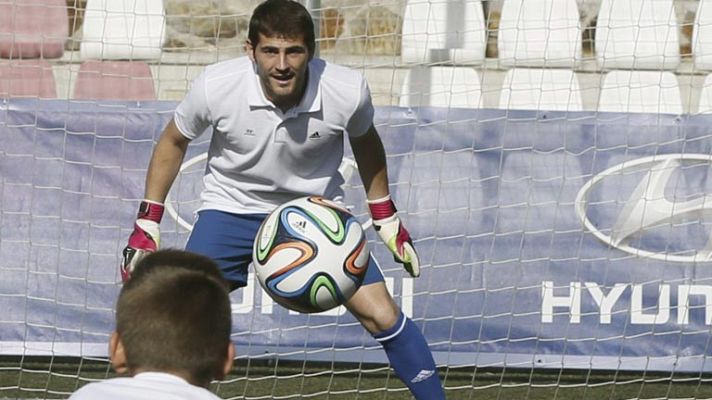 Telediario 1 - Casillas quiere ver al Madrid líder "antes de Navidad"