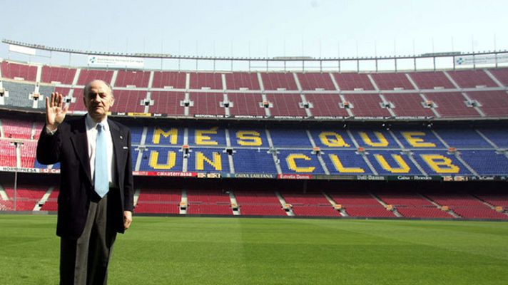 Telediario 1 - Muere Gustau Biosca, defensa del Barça de las 'Cinco Copas', a los 86 años