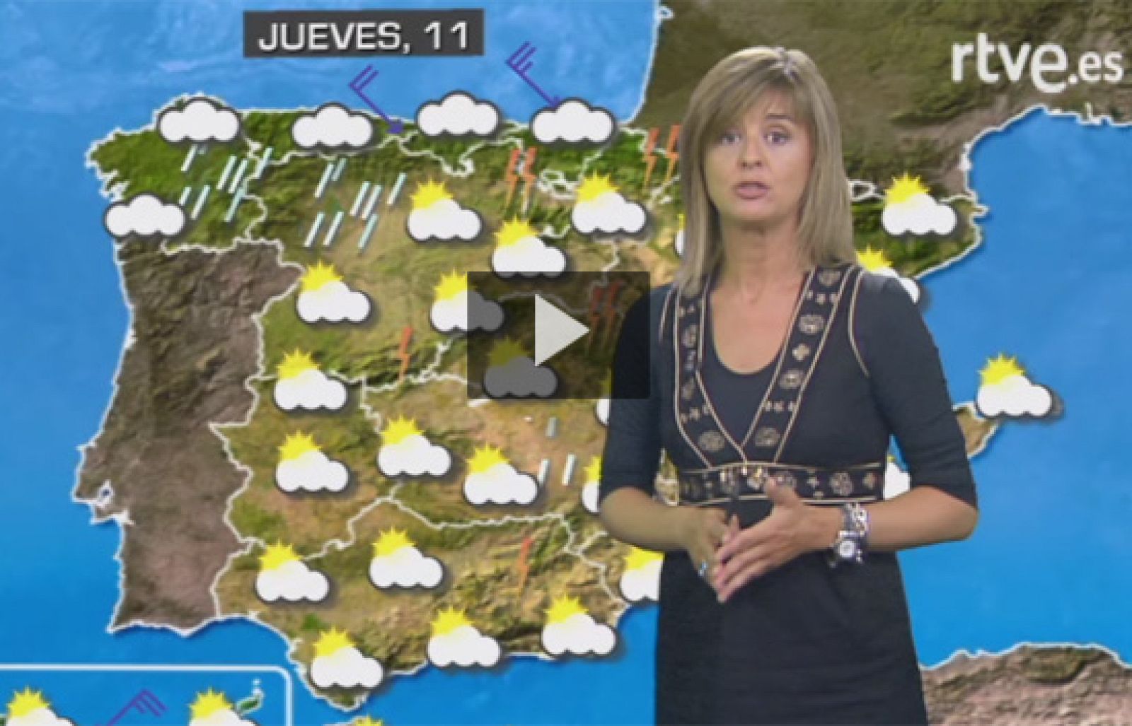 Las tormentas persistirán durante todo el día