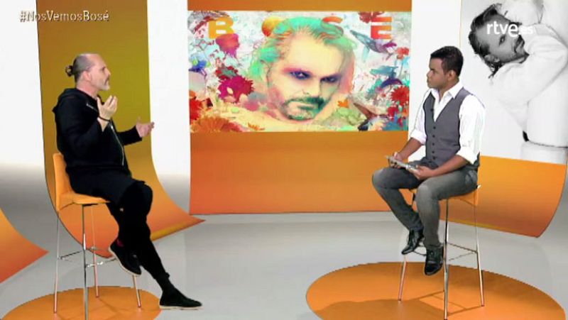 Miguel Bosé explica el videoclip de "Encanto" - Nos vemos en las redes | Ver