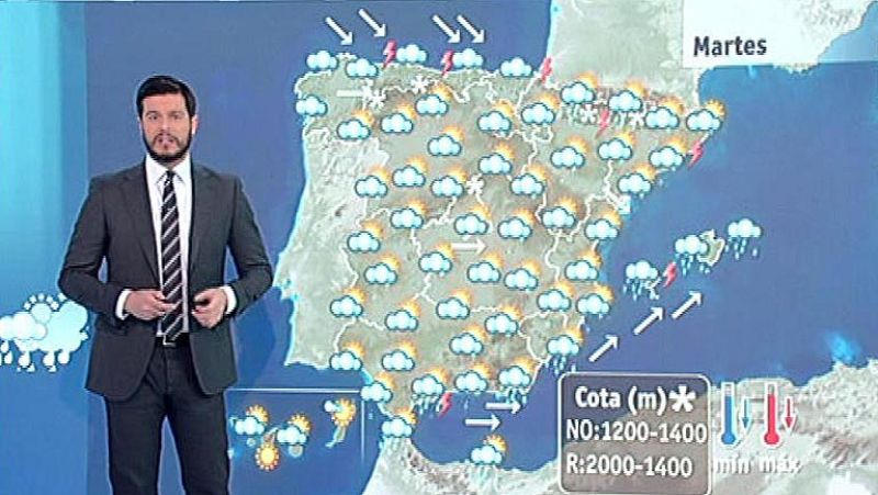 El temporal se desplaza al este peninsular y Baleares