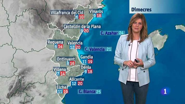 L'informatiu - Comunitat Valenciana - El tiempo en la Comunidad Valenciana - 04/11/14