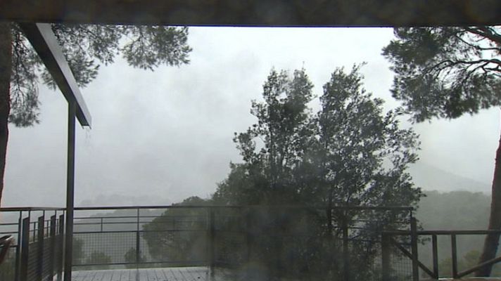 El tiempo - Precipitaciones fuertes en el norte de la Península y Baleares