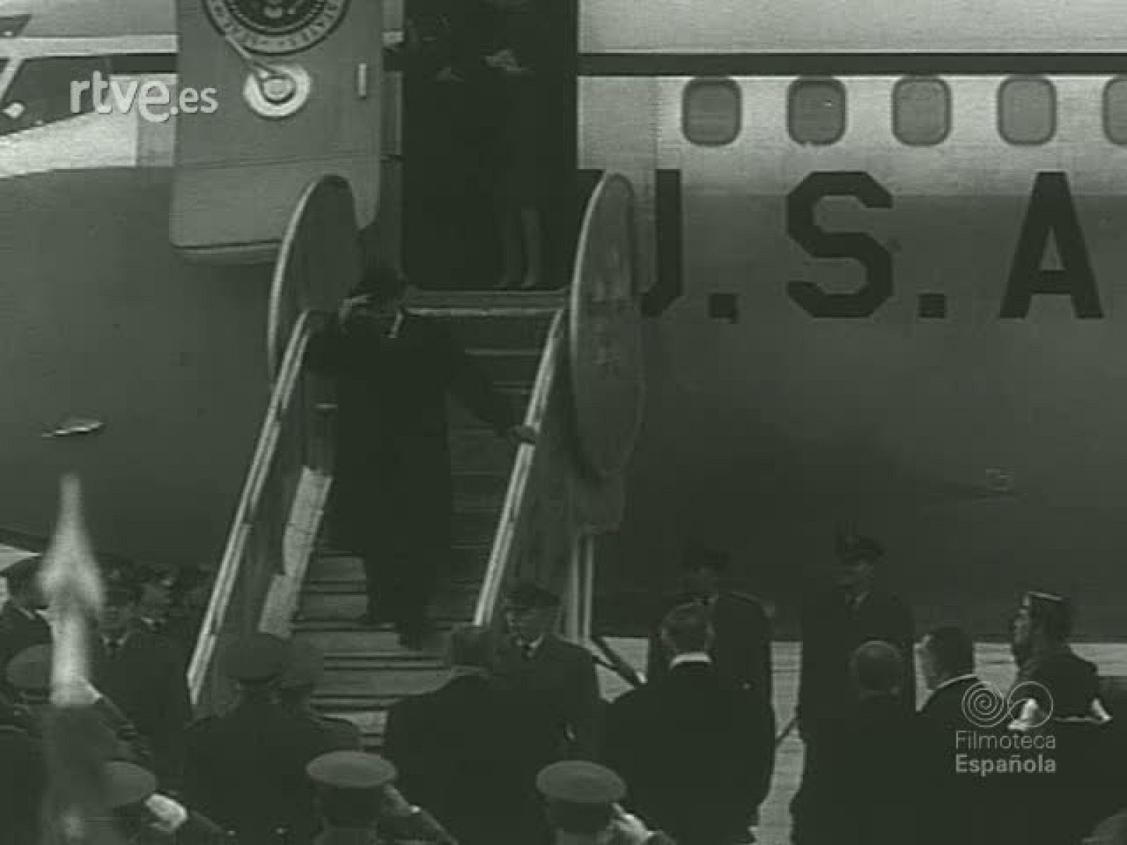 EL PRESIDENTE EISENHOWER EN MADRID - Documentales Blanco y Negro | Ver