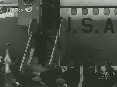 EL PRESIDENTE EISENHOWER EN MADRID