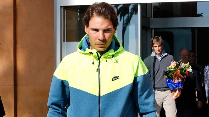 Telediario 1 - Nadal sale del hospital