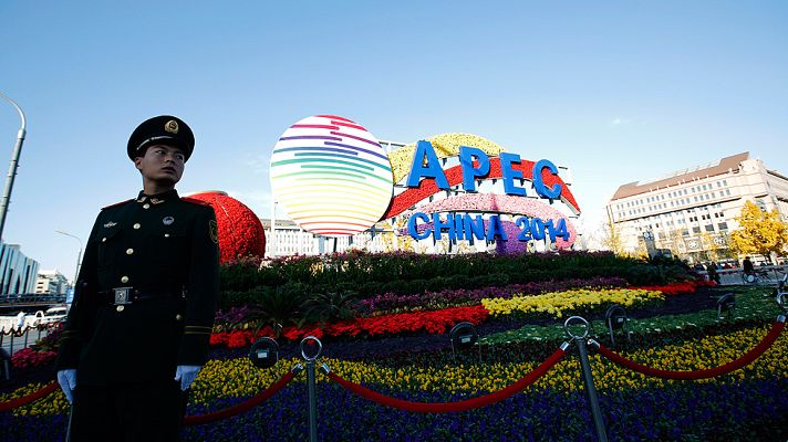 Telediario 1 - Pekín aparece estos días más limpia que nunca