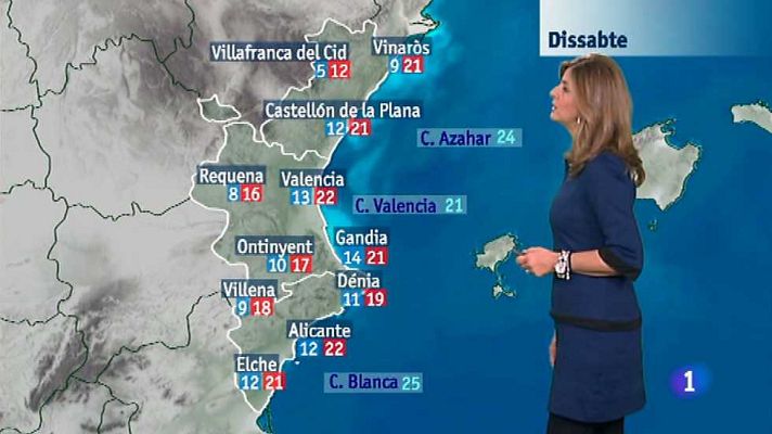 L'informatiu - Comunitat Valenciana - El tiempo en la Comunidad Valenciana - 07/11/14