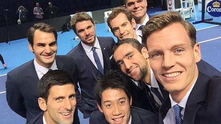 Telediario 1 - El 'selfie' del tenis mundial