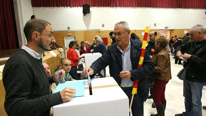 Telediario 1 - Jornada sin incidencias en el proceso participativo catalán