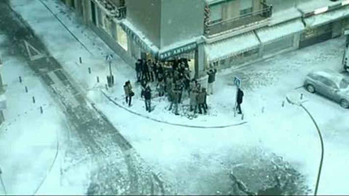 Telediario 1 - La verdadera historia del bar del anuncio de la lotería de Navidad