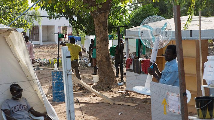 Telediario 1 - Tres centros de MSF albergarán pruebas de tratamientos experimentales contra el ébola