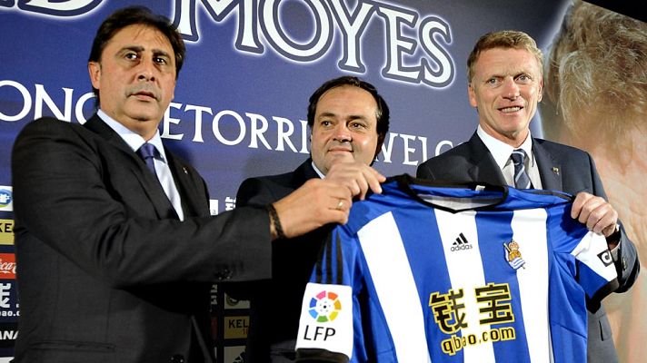 Telediario 1 - Moyes ya dirige a la Real Sociedad