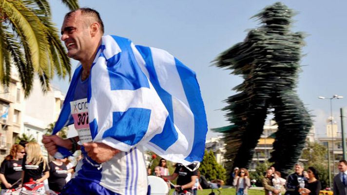 Telediario 1 - La economía de la eurozona crece un 0,2%