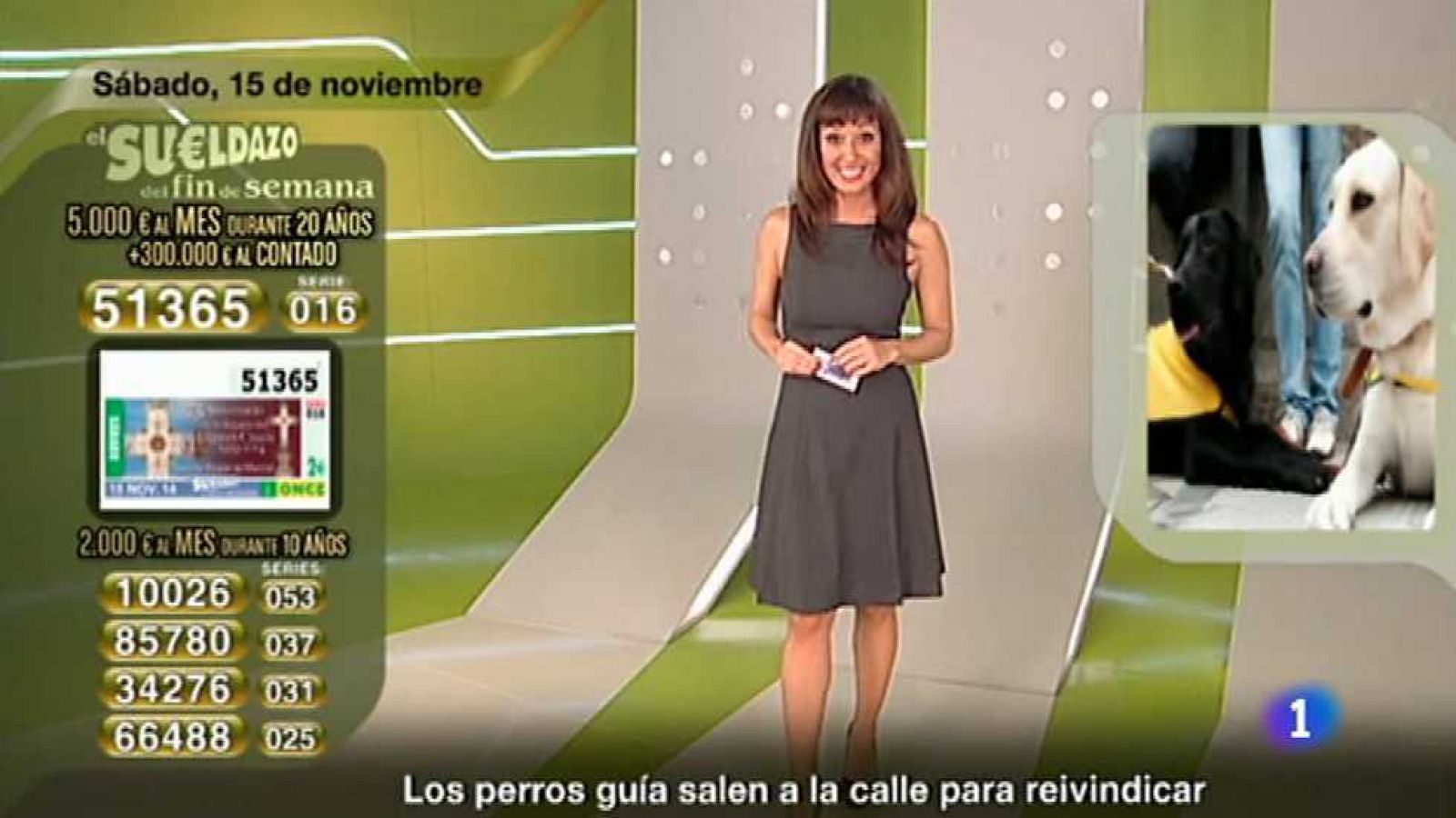 Sorteo ONCE - 15/11/14 - Ver ahora