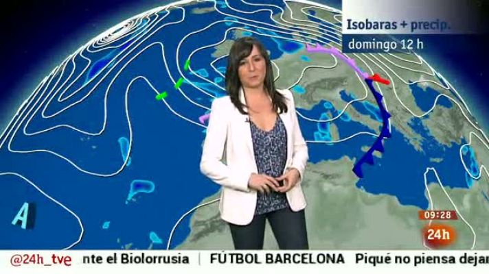 El tiempo - Vientos fuertes en el litoral y zonas montañosas del norte