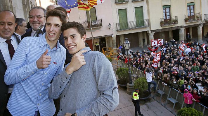 Telediario 1 - Cervera se vuelva con los hermanos Márquez