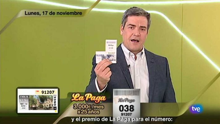 Sorteos ONCE - Sorteo ONCE - 17/11/14