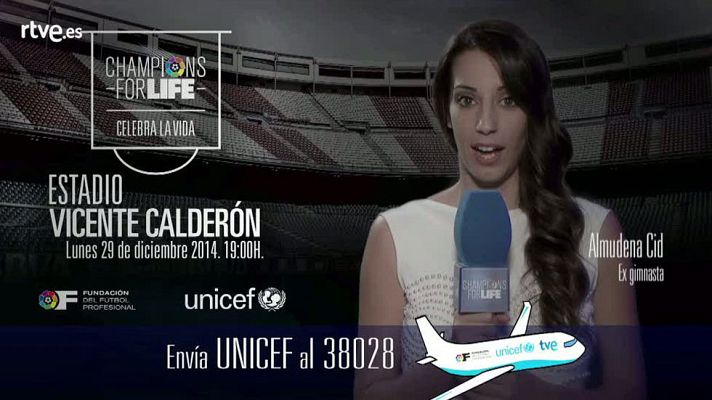 Fútbol - Champions For Life- Envía un SMS para llenar un avión de ayuda contra el ébola