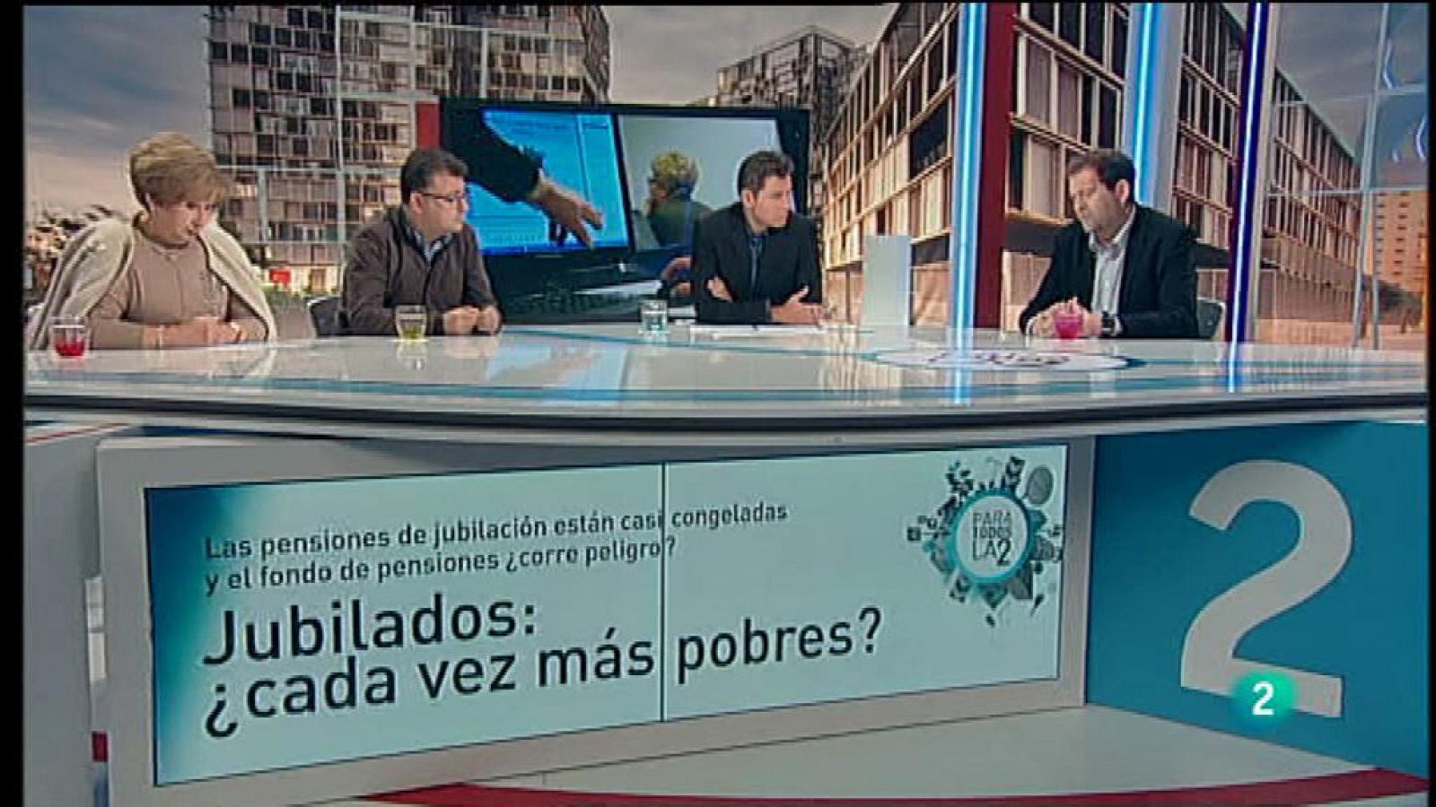Para Todos La 2 - Debate:  Las pensiones