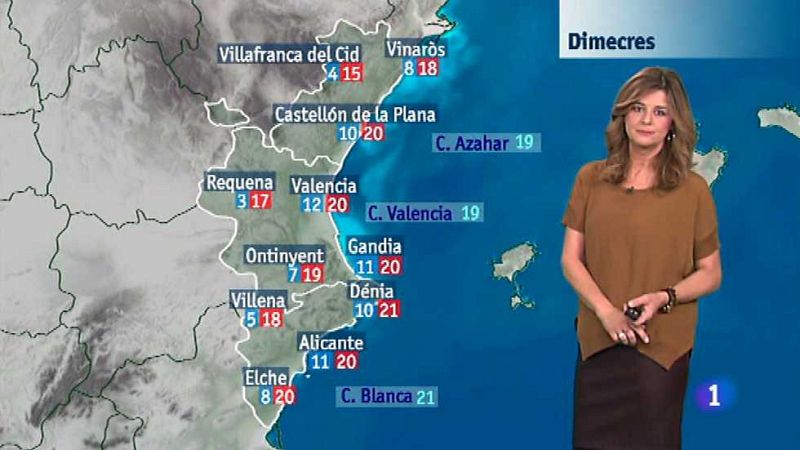 El tiempo en la Comunidad Valenciana - 18/11/14 - Ver ahora