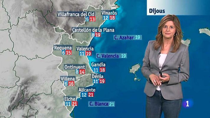 L'informatiu - Comunitat Valenciana - El tiempo en la Comunidad Valenciana - 19/11/14