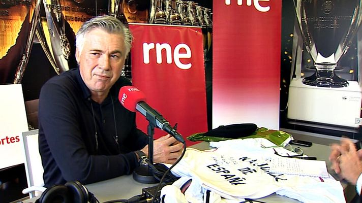 Telediario 1 - Carlo Ancelotti, en Radiogaceta de los deportes de RNE