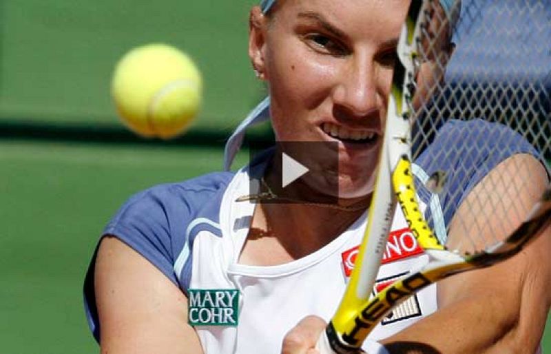 Anabel Medina no puede con Kuznetsova