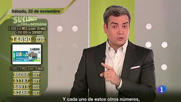 Sorteos ONCE - Sorteo ONCE - 22/11/14