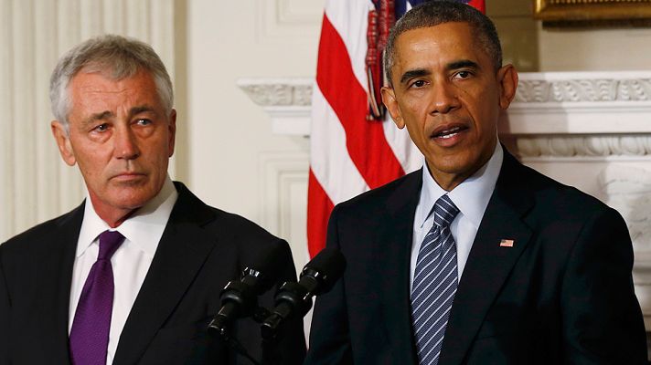 La tarde en 24h - Obama fuerza la renuncia de su secretario de Defensa por sus discrepancias sobre el Estado Islámico