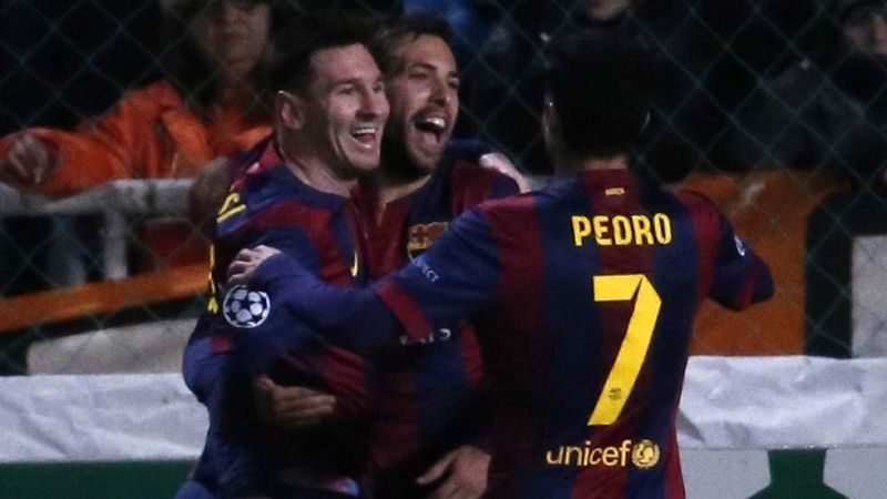 Cuatro días después de superar a Telmo Zarra como máximo anotador de la Liga española, el delantero del Barcelona Leo Messi ha llegado a los 72 tantos en la Liga de Campeones y ha destronado, así, al español Raúl González como máximo goleador de la c