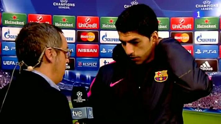 Champions League - Luis Suárez: "Para un delantero siempre es importante hacer goles"